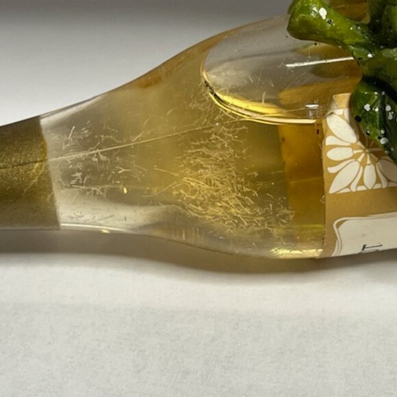 Pinot Grigio White Wine Bottle w/Green Grapes Hanging Plastic Ornament4"Tall - Picture 11 of 12